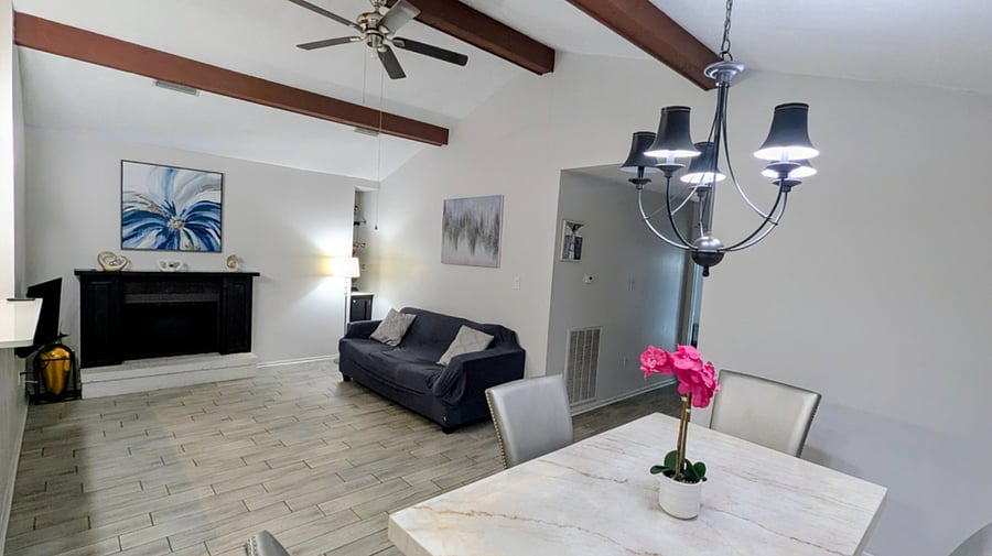 Dining Room Towards Living Room
