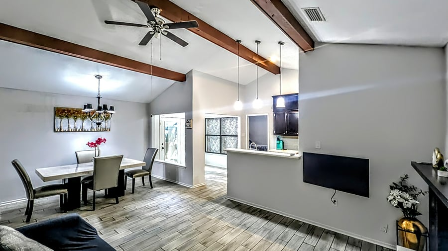 Living Room Towards Dining Room