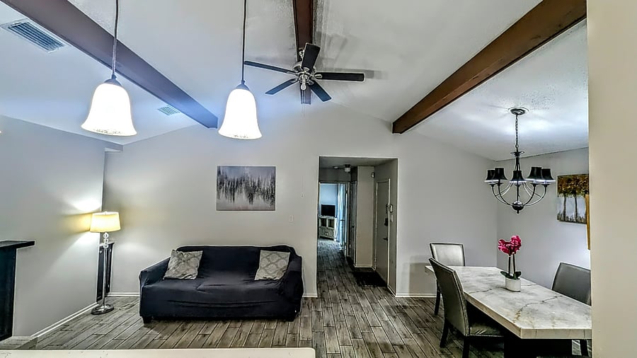 Living Room & Dining Room