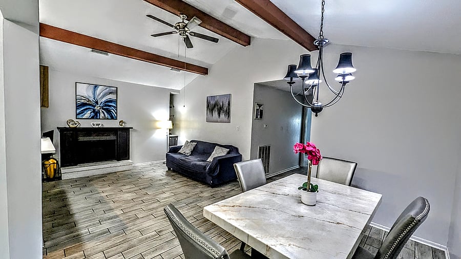 Dining Room & Living Room