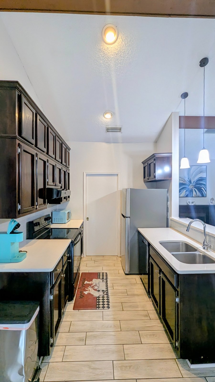 Galley Kitchen to Utility Room