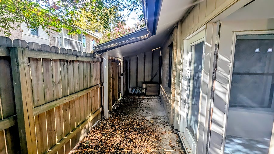 Patio Area Outside Kitchen