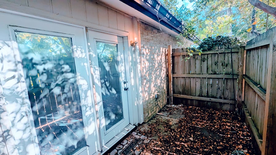 Patio Area Outside Kitchen