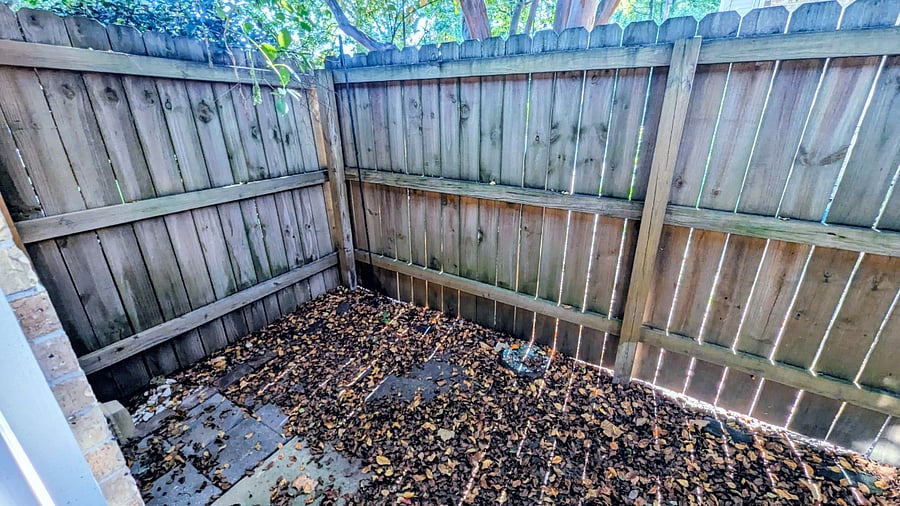 Patio Area Outside Kitchen