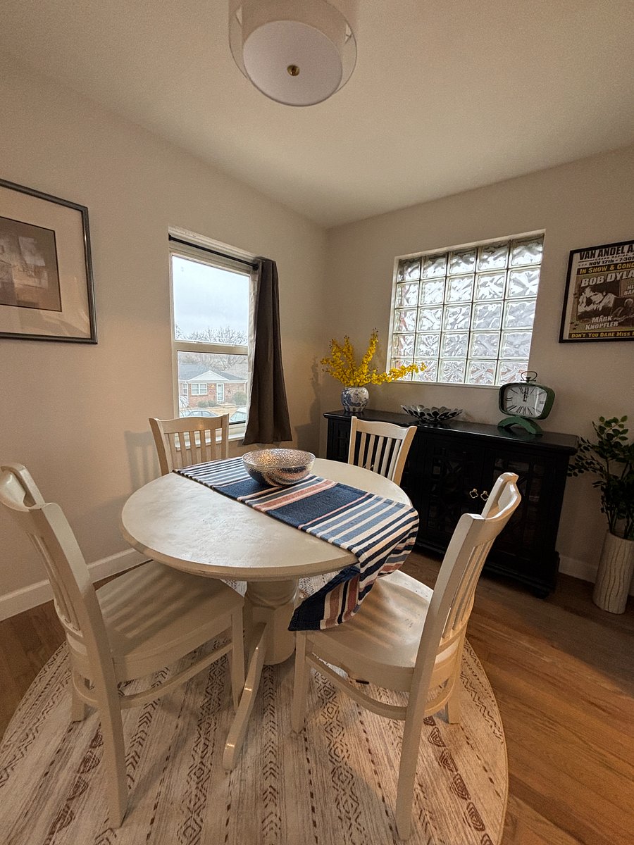 Dining area and buffet
