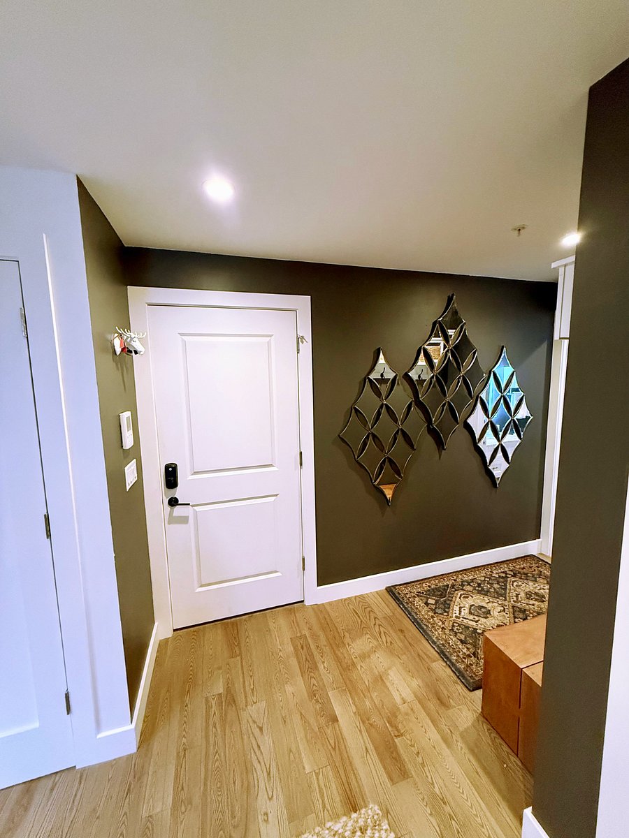 Front door and mud room area.
