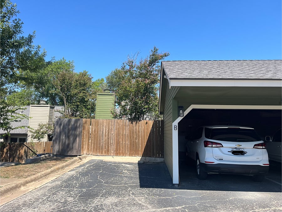 Two dedicate parking spots. Additional guest parking is available on the property.