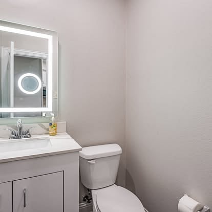Half bath on first floor