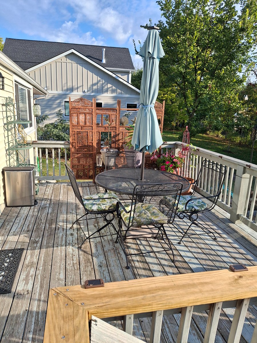 Patio deck area. 