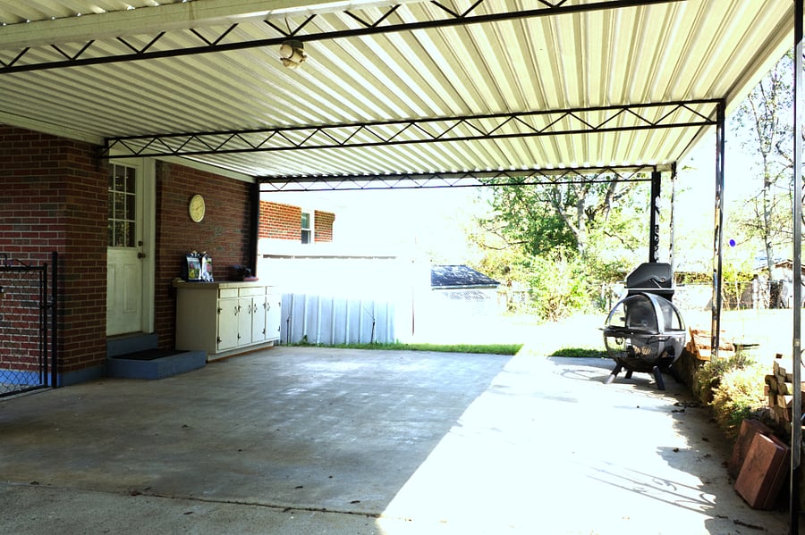 Back door/ carport