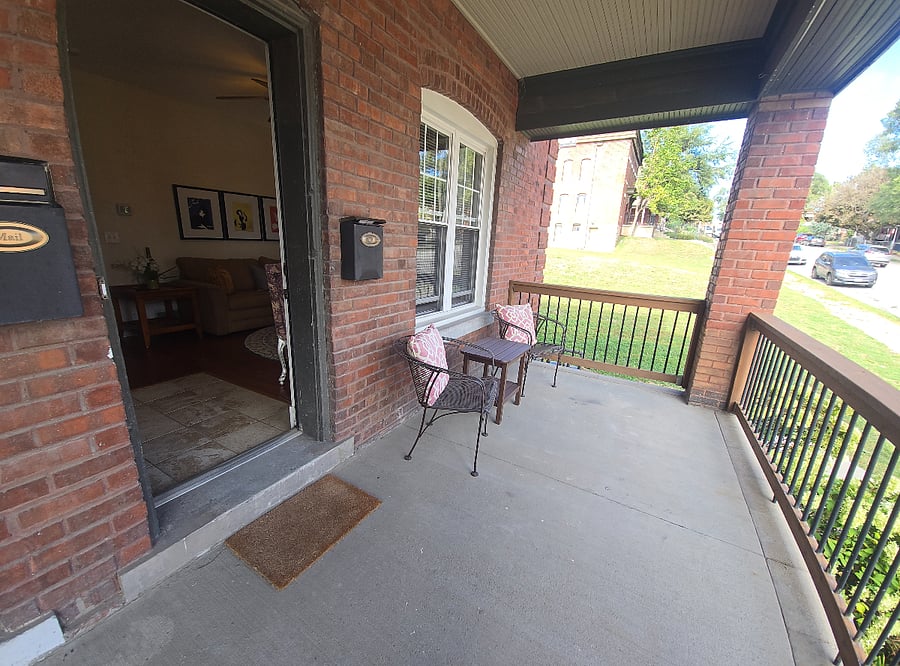Dedicated patio space