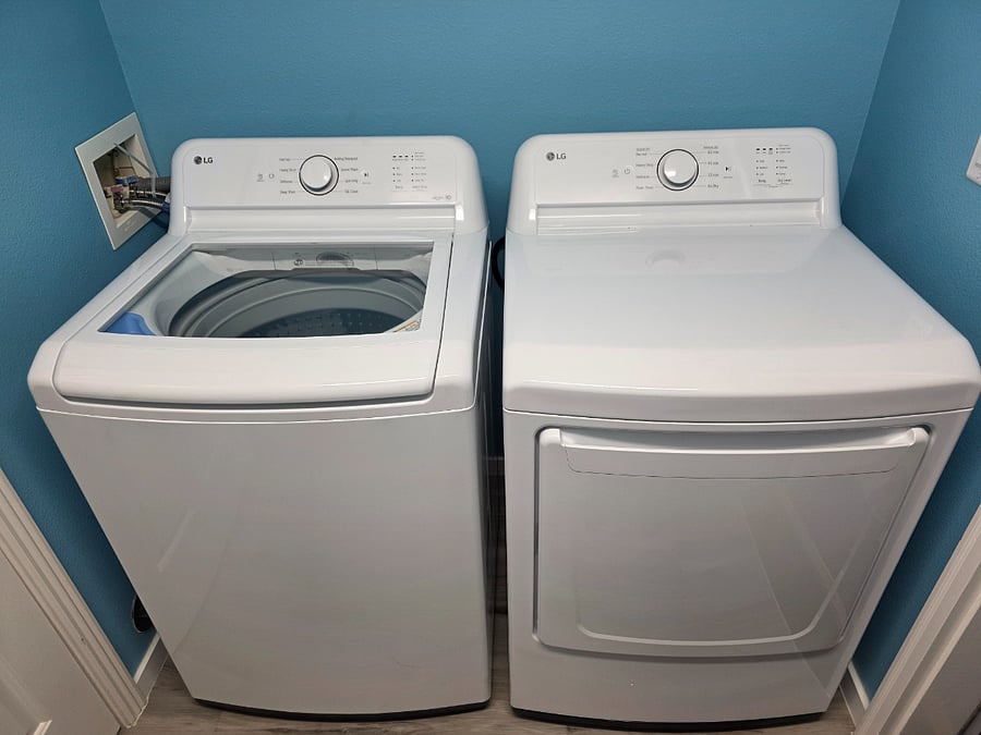Washer & dryer.