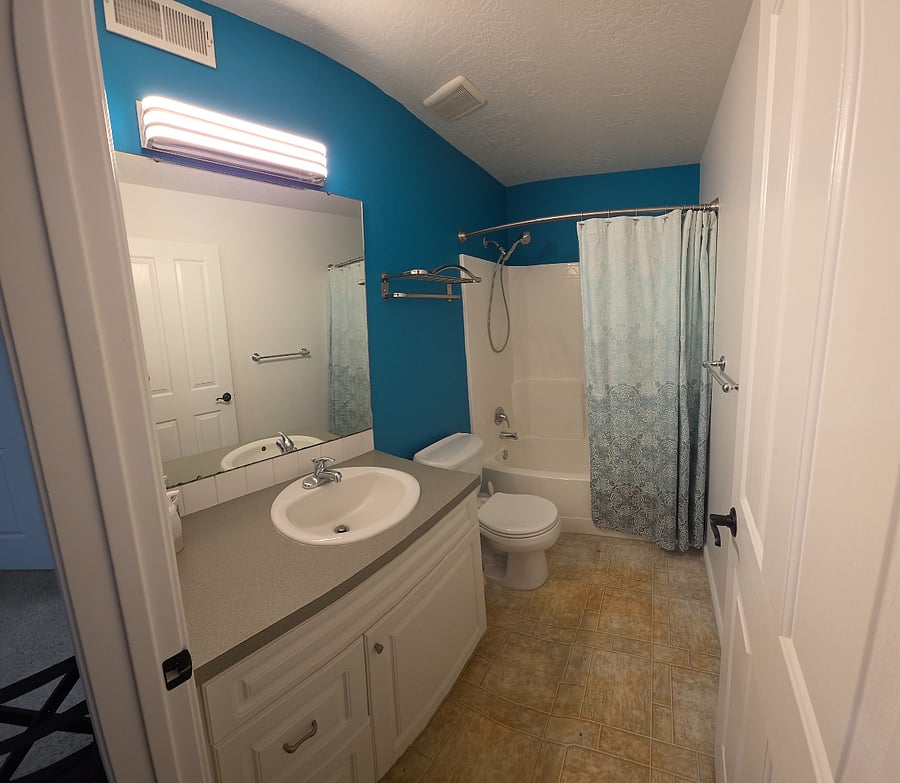 Private bathroom.