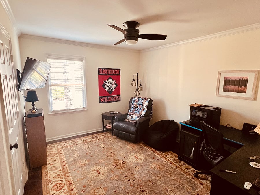 Dedicated office or 3rd bedroom. **owner will convert to bedroom if desired**