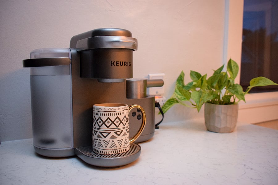 Keurig with foamer for cappuccinos, lattes, etc.