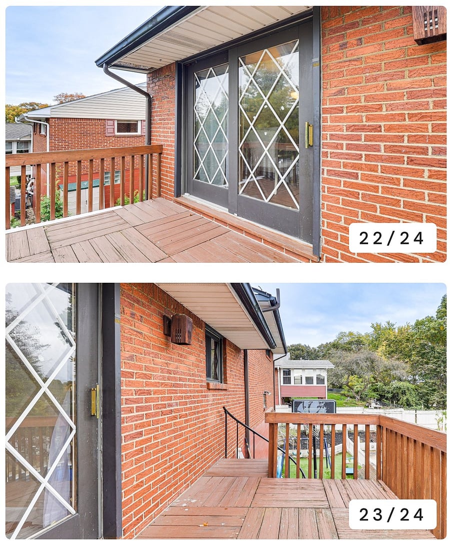 Rear Top Balcony