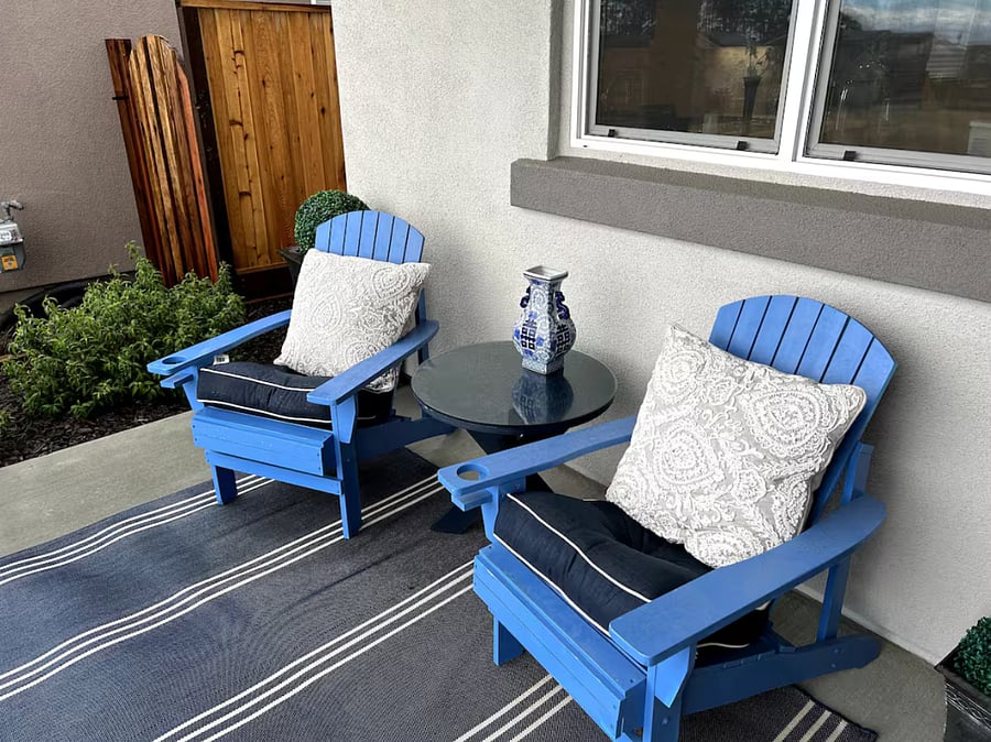 Porch for your morning coffee or evening sunsets.