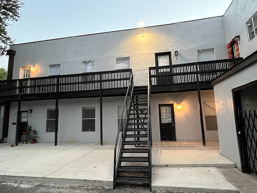 Rear, Kitchen Entry on 2nd Floor to Far Left