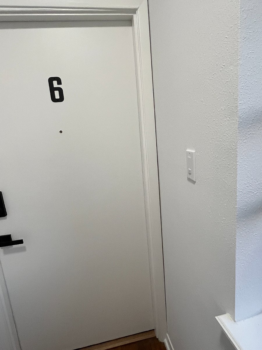 Front Entry Door from Stairwell