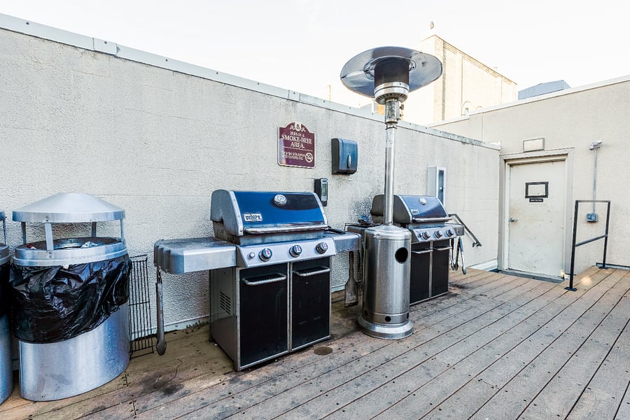 Grills with year-round access