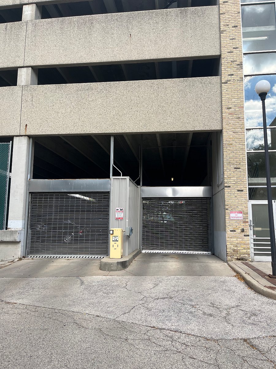 Secure parking garage