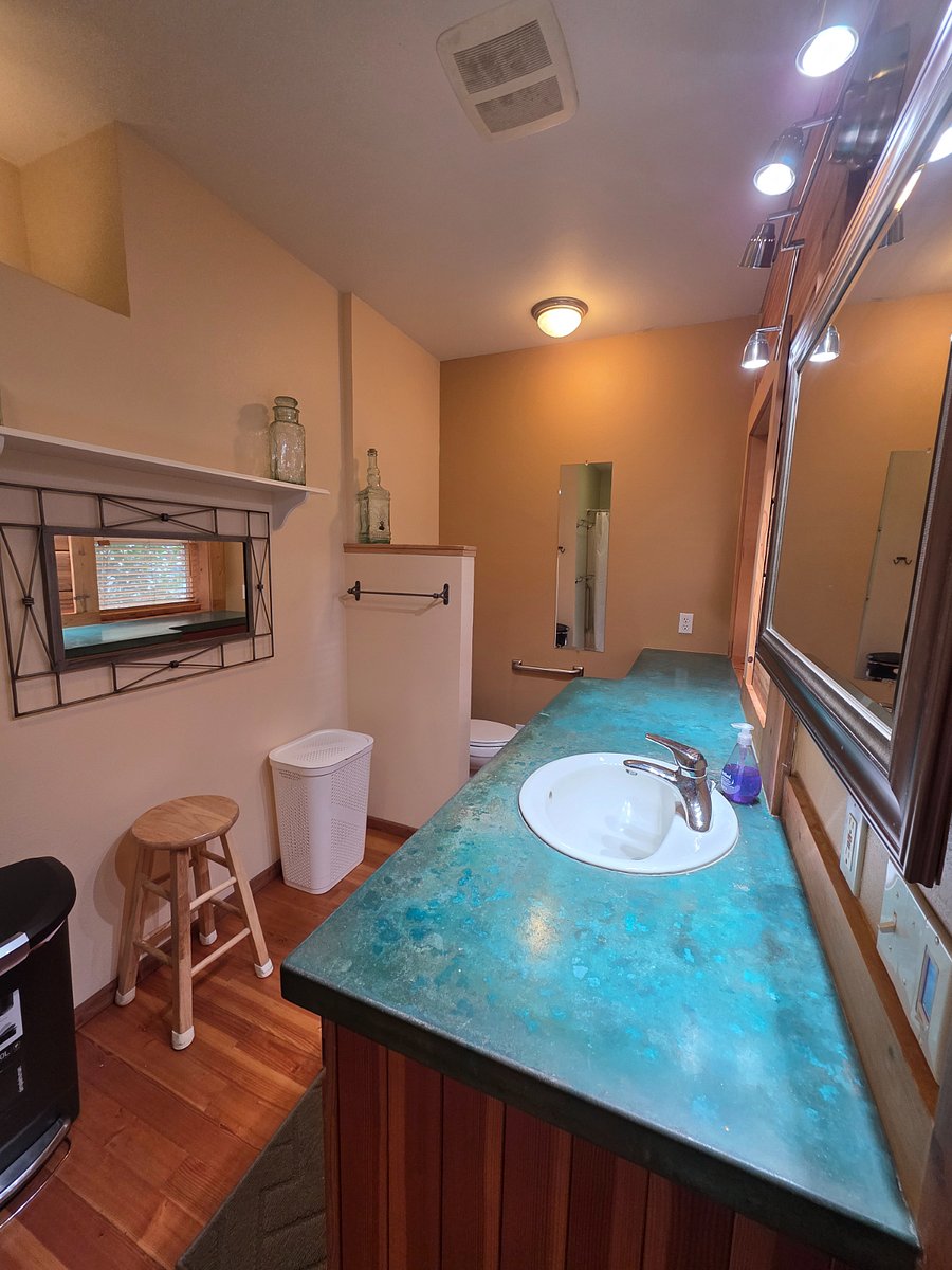 Expansive private master bathroom