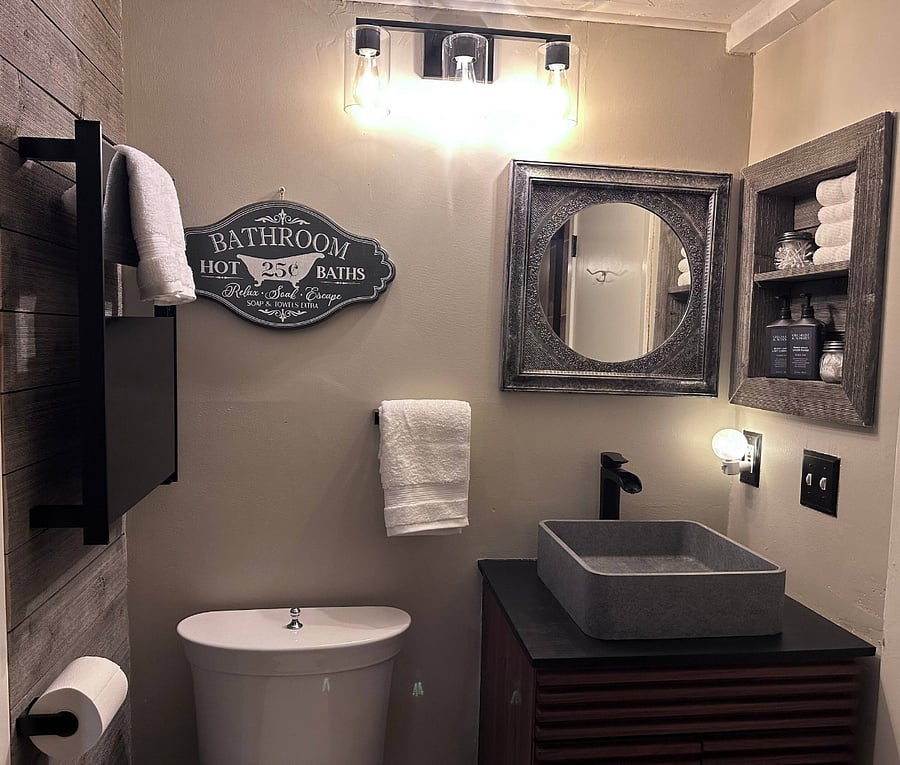 Private bath lower level