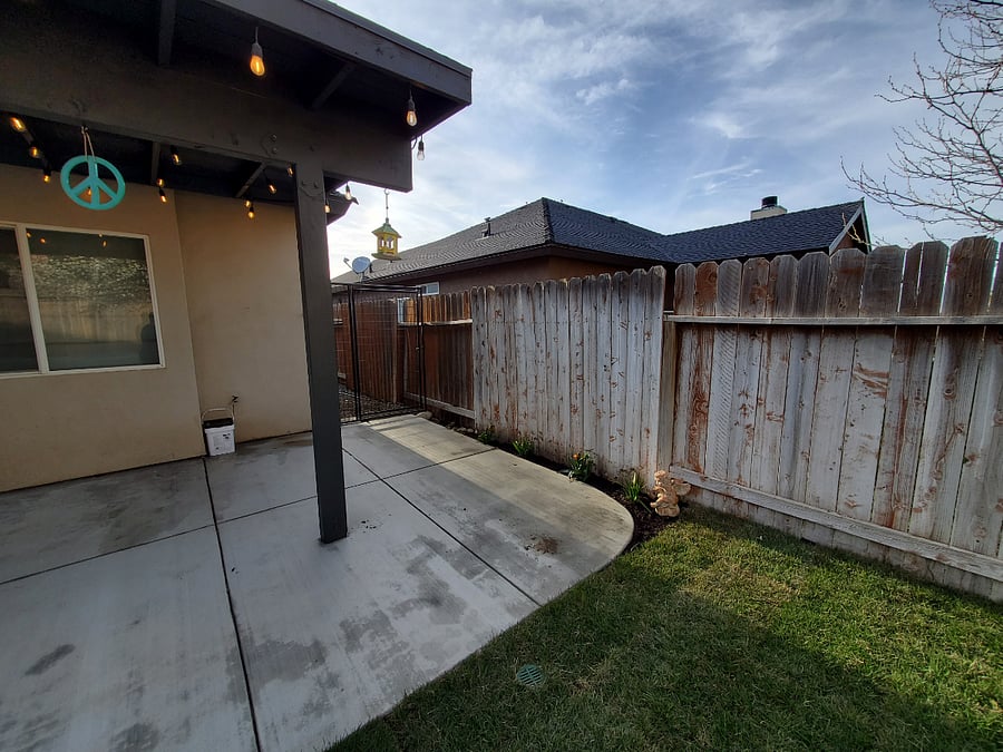 Back patio