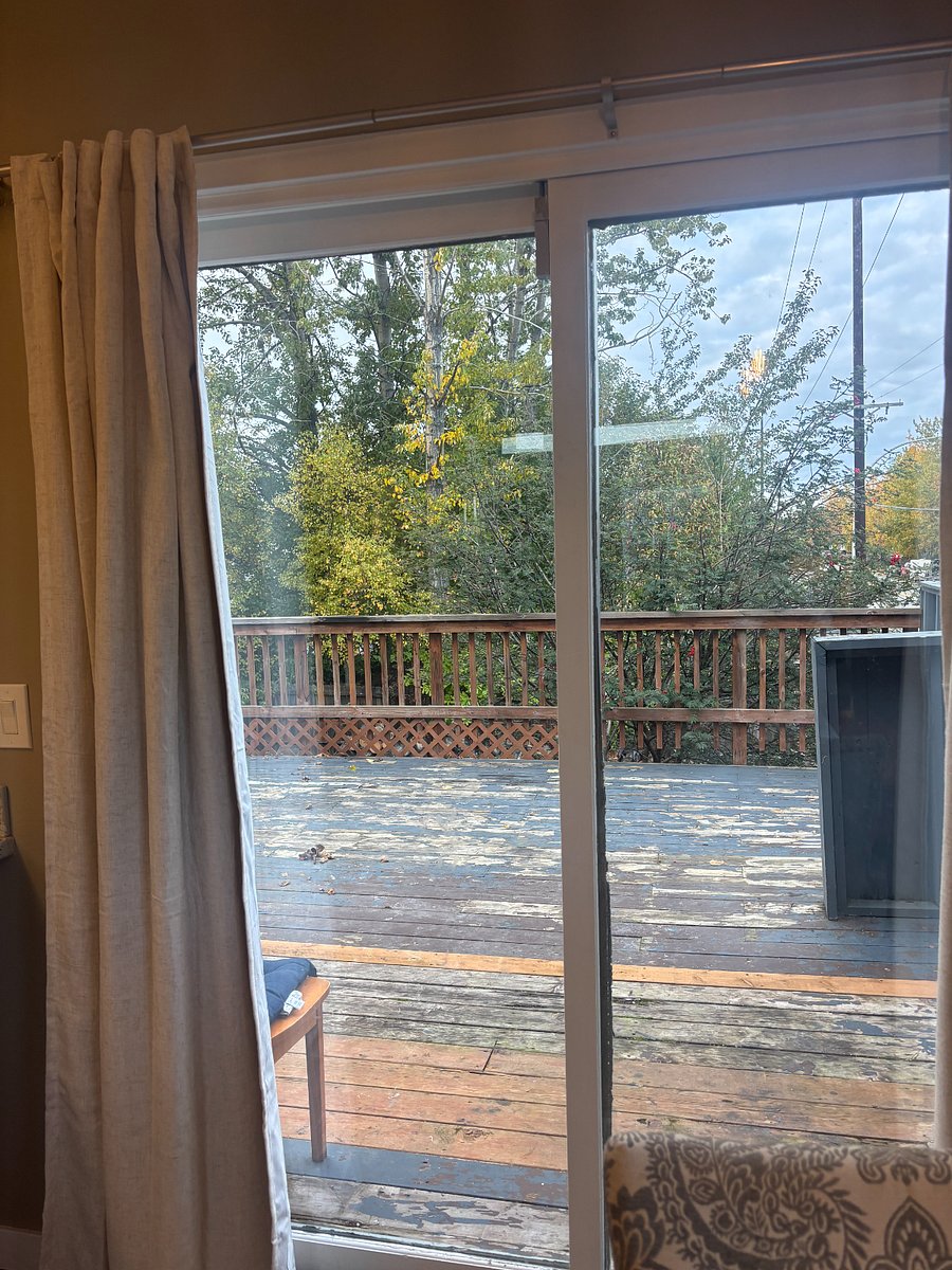 View of the deck