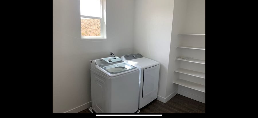 Large shared laundry room