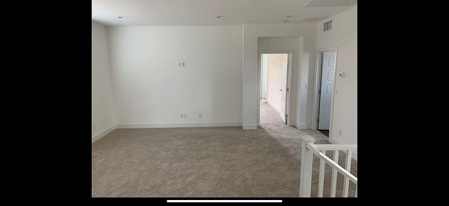 Just outside your bedroom: Shared den/workout room Equipment added: Concept II Collegiate Rowing machine; 15-60lbs Dumbell set; Incline bench; curl bar; Yoga mats; TV; 