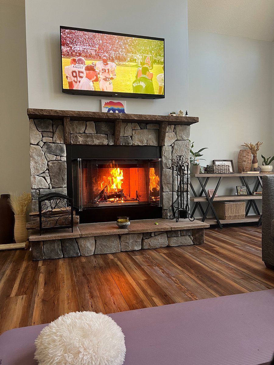 Wood burning fire place