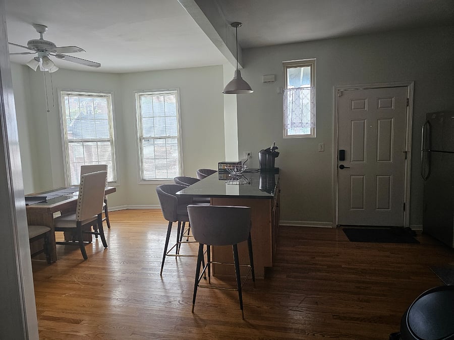 Kitchen and dining area