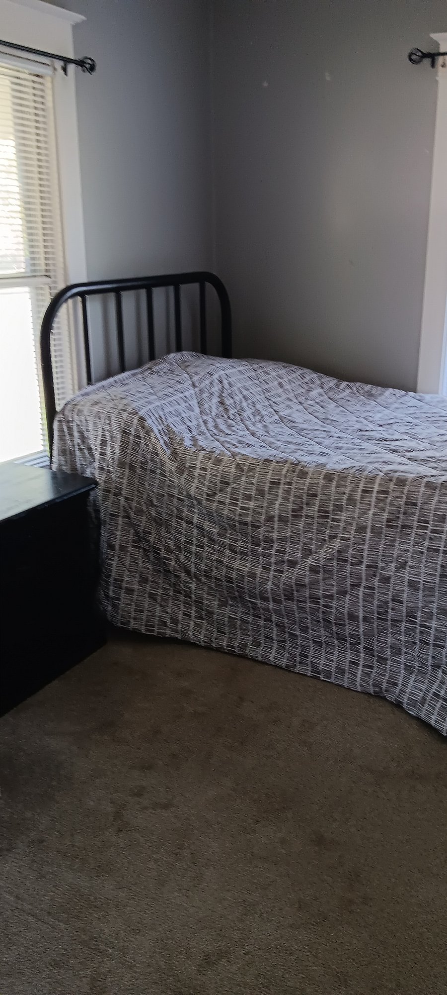 Bedroom and bed