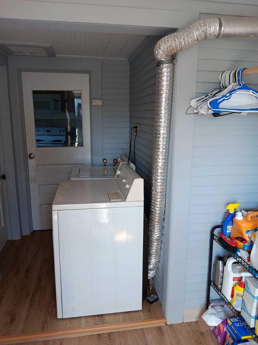 Laundry and back porch