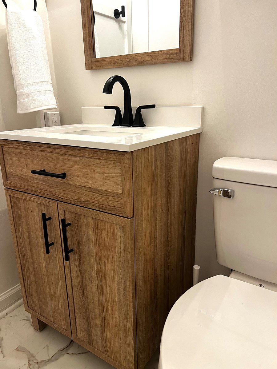 Newly remodeled bathroom