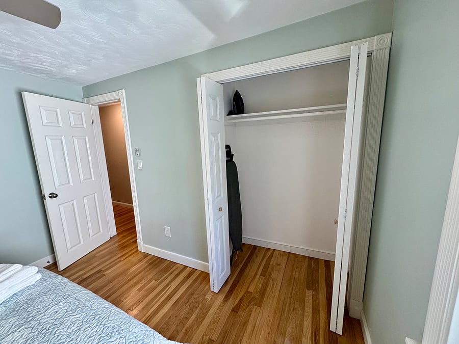 Closet in all bedrooms.