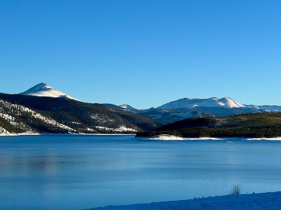 Lake Dillon - 5-7 minutes away.