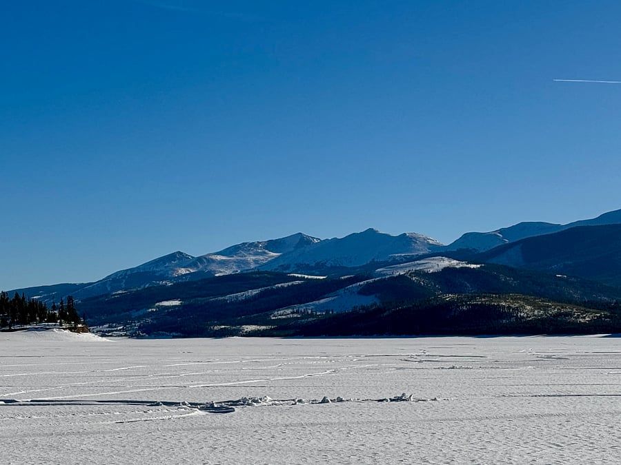 Lake Dillon - 5-7 minutes away.