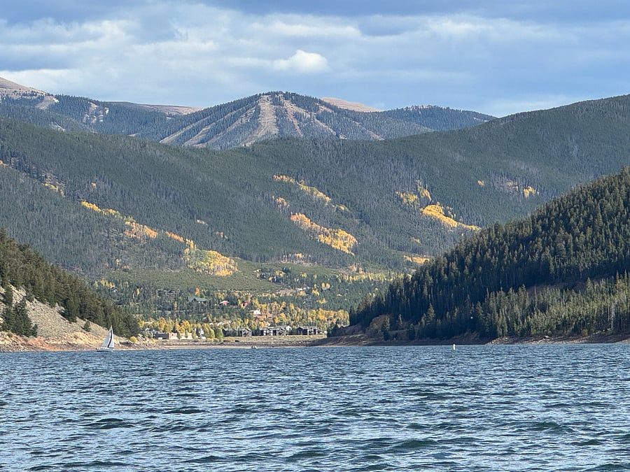 Lake Dillon - 5-7 minutes away. Looking toward Keystone.