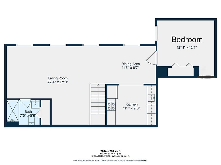 Entire unit! No downstairs neighbors = no need to tiptoe!