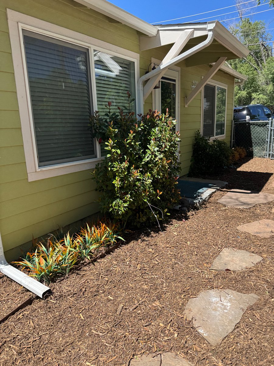 View to front door