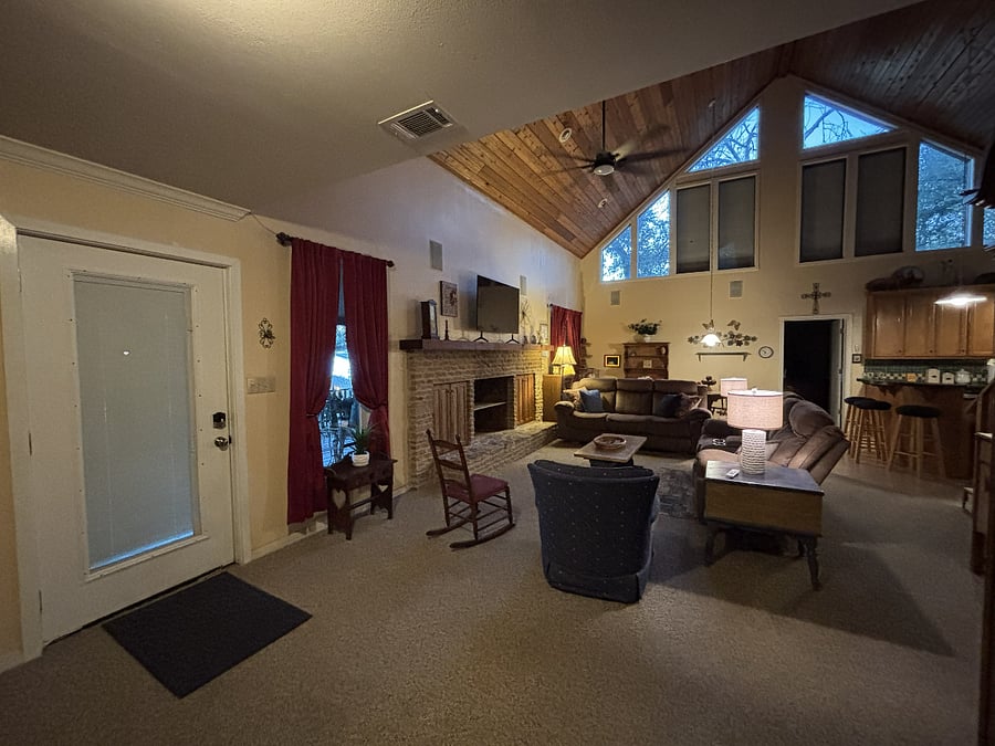 Open concept family room
