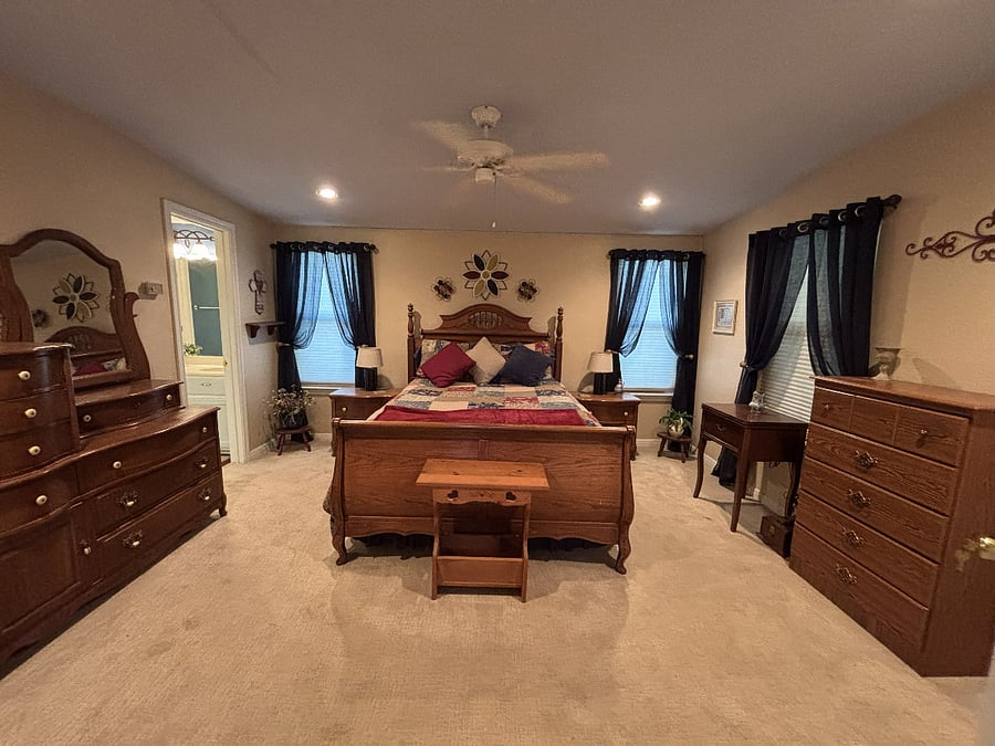 Bedroom One- Queen Bed
