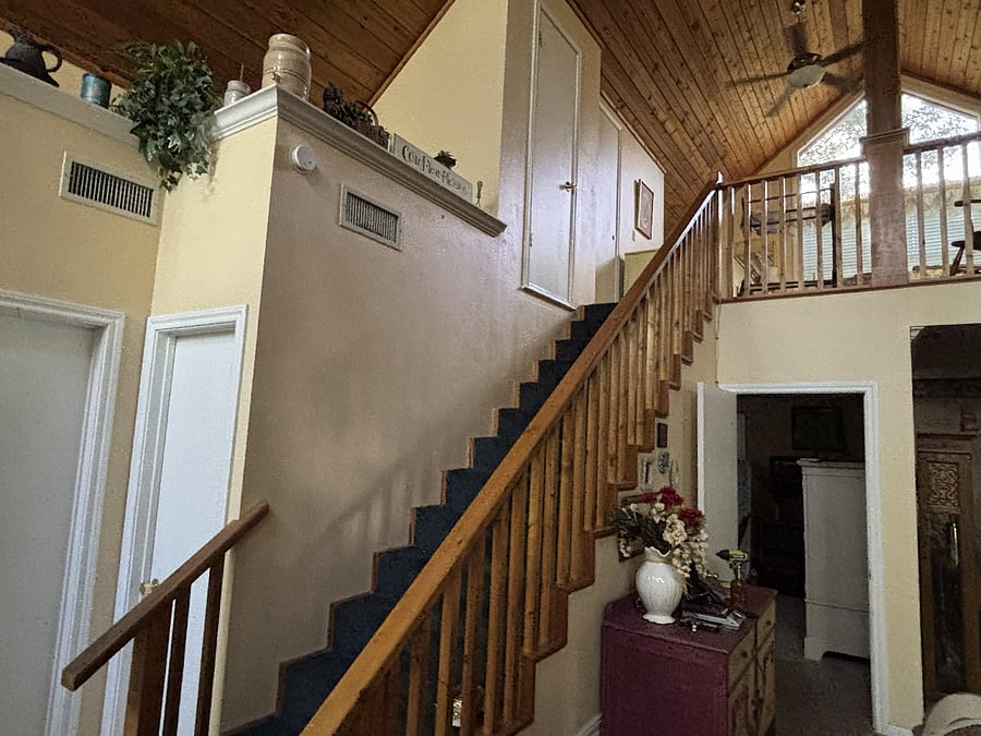 View of Loft area from downstairs