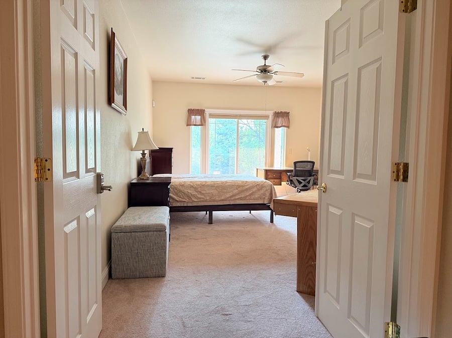 master bedroom entry
