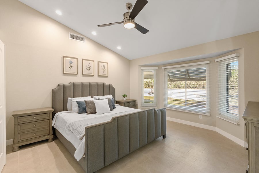 Primary, King bed smart TV