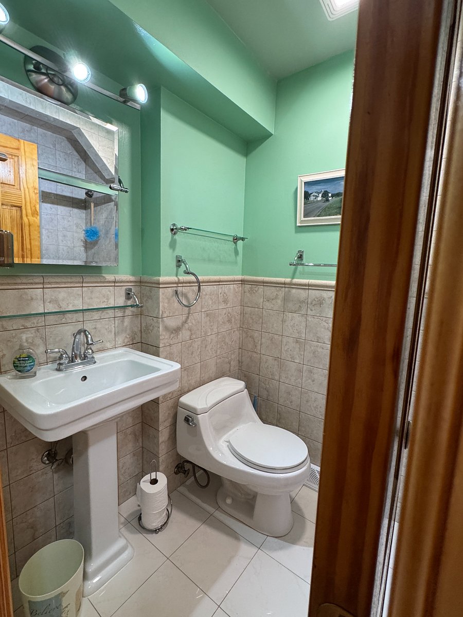 Second full bath located on the main floor.