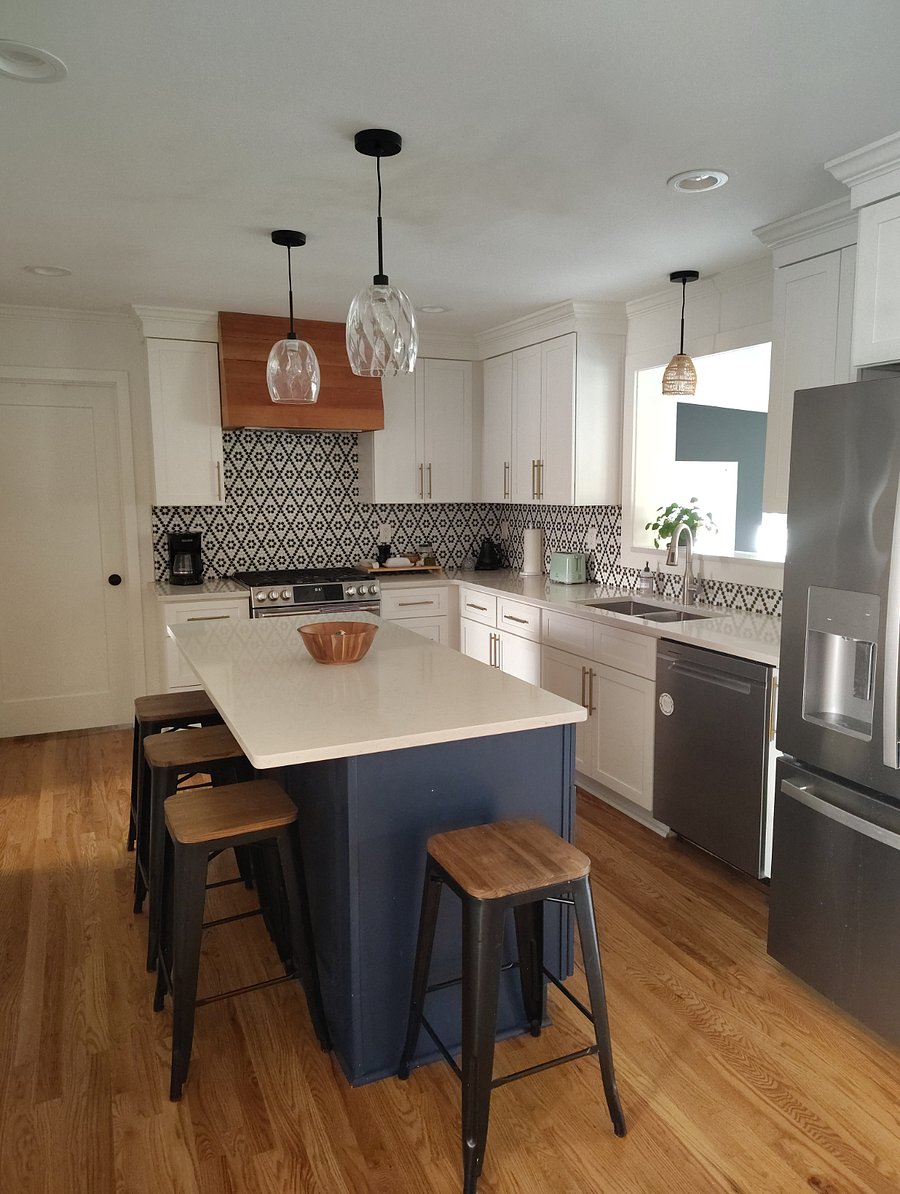 Shared modern fully-equipped kitchen. (The refrigerator in the kitchen is not shared, as you will have your own dedicated refrigerator in the pantry.)