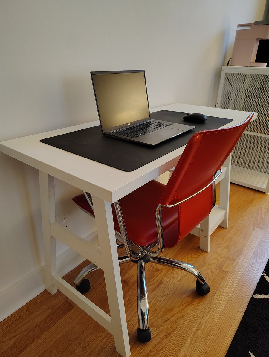 Dedicated workspace and fast internet. (Laptop and mouse not included.)